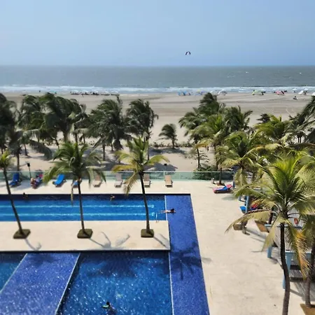 Primera Linea De Playa Azul Frente Al Mar Apartment *