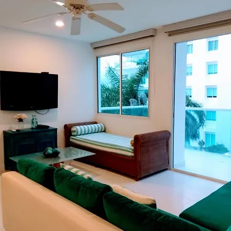 Apartment Primera Linea De Playa Azul Frente Al Mar